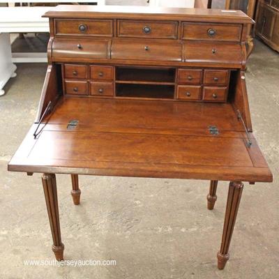  Contemporary Mahogany Inlaid Slant Front Desk

Located Inside â€“ Auction Estimate $100-$300 