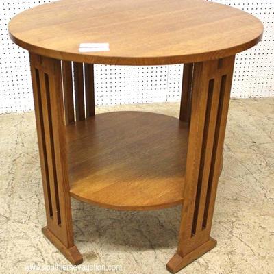  Mission Oak Round Side Table by â€œStickley Furnitureâ€

Located Inside â€“ Auction Estimate $300-$600 