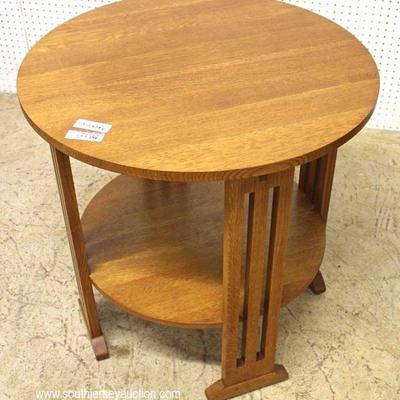  Mission Oak Round Side Table by â€œStickley Furnitureâ€

Located Inside â€“ Auction Estimate $300-$600 