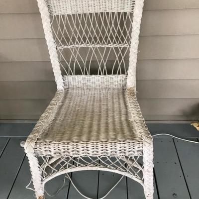Wicker chair $29