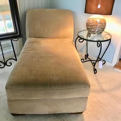 Ultra suede chaise $159