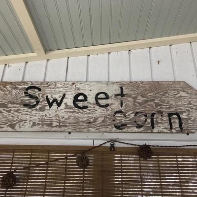 Sweet Corn sign $49