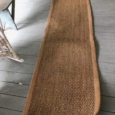 seagrass runner $49
8 1/2' X 30"
Seagrass mat $29
5" X 3" 
seagrass doormat $20
3 X 2'
3 available
