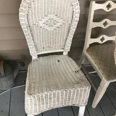 Wicker chair $29