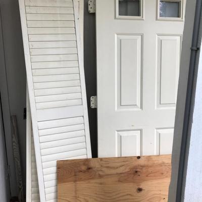 Handy "person" items and building materials
Shudders $20 each
Door $30