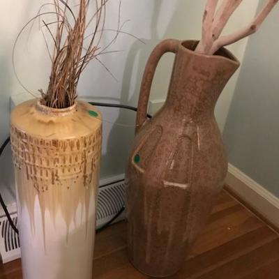 Ceramic vase on left $45
Ceramic pitcher on right $65