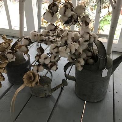 Watering cans small $22 large $35 each