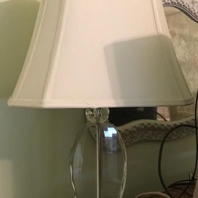 Glass lamp $95
