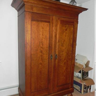 SOLID CHERRY ARMOIRE