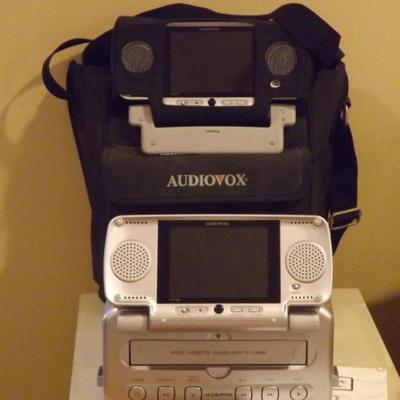portable VHS For The Car 2 Screens
