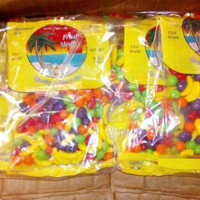 Box Of Runts, Candy. Approx 36 Bags.