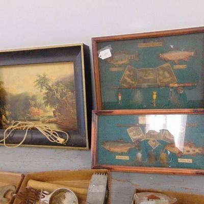 3 Shadow Boxes & 2 Framed Prints