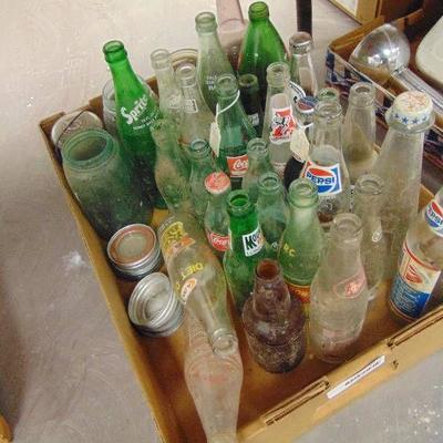 Asst'd Vintage Soda Pop Bottles