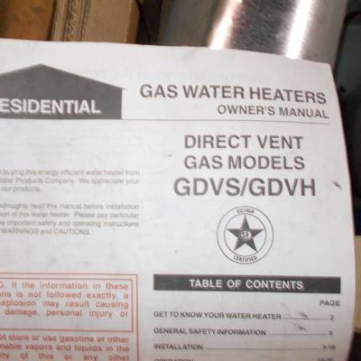 Gas water heaters direct vent