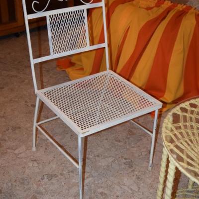 Metal White Chair