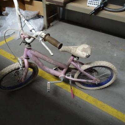 Small princess bike.