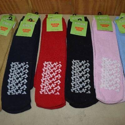 12 Pair Eros Slipper Socks