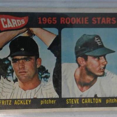 1965 Topps Steve Carlton Rookie Baseball Card St. ...