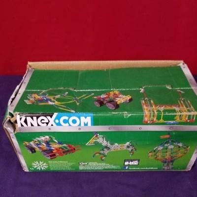 Box of Knex Building Toy Pieces
