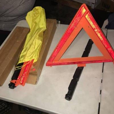 Highway Safety Triangle Reflectors (2 Sets)