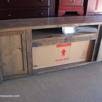  TV Console Fireplace in the Wash Gray Finish – auction estimate $100-$300

  