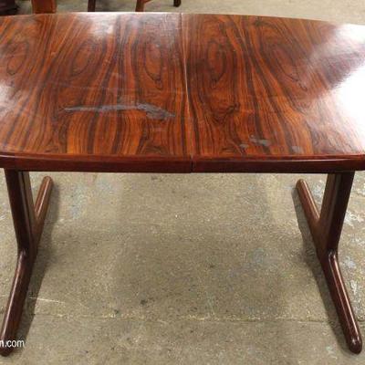  Exotic Rosewood Mid Century Modern Dining Room Table Made in Demark by â€œSkovby Furnitureâ€ â€“ auction estimate $200-$400

  