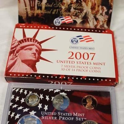 United States 2007 Mint Silver Proof Set – auction estimate $20-$50 