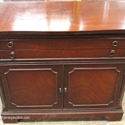One of Several Mahogany One Drawer Two Door Servers – auction estimate $100-$300 
