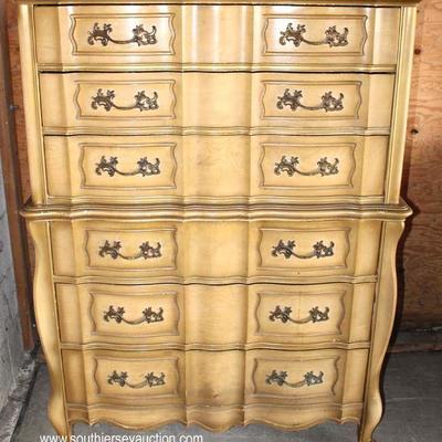 4 Piece French Provincial Bedroom Set with Full Size Bed by “Huntley Furniture” – auction estimate $300-$600 