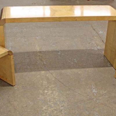 Mid Century Modern 3 Piece Console with 2 Stools – auction estimate $200-$400 