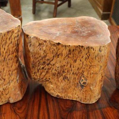  Selection of Eastern Asian Hard Carved Wood Pedestals â€“ auction estimate $100-$200

  