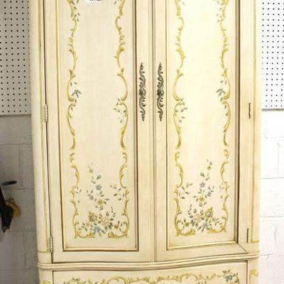 Country French Paint Decorated Gentlemen Chest with Fitted Interior â€“ auction estimate $200-$400 