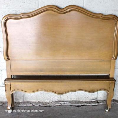 4 Piece French Provincial Bedroom Set with Full Size Bed by â€œHuntley Furnitureâ€ â€“ auction estimate $300-$600 