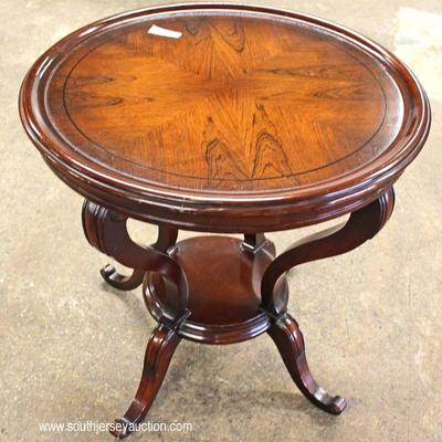  Contemporary Mahogany Decorator Lamp Table â€“ auction estimate $100-$200 