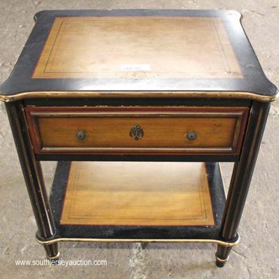  Contemporary Two Tone One Drawer Lamp Table and Coffee Table â€“ auction estimate $100-$300 
