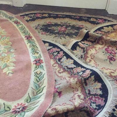 Small Vtg Area Rugs 4