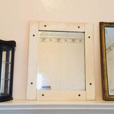 Vtg Mirrors and Curio Case