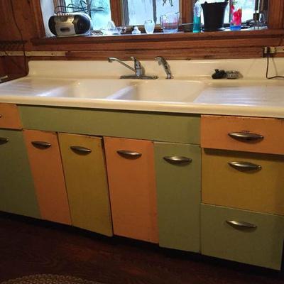 Kichen Cabinet with Sink Set