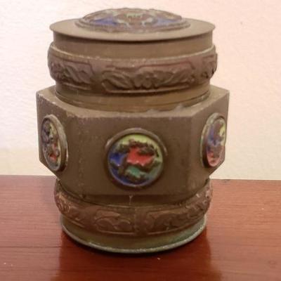 WWII Trench Art Container