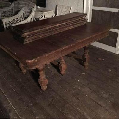 Lg Antique Dining Table