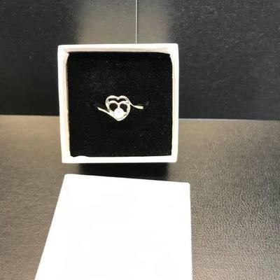 PROMISE RING FOR HER 925 SLIVER SIZE 9
