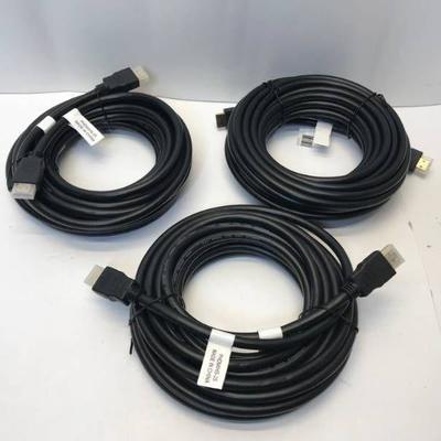 LOT OF 3 HDMI CABLES