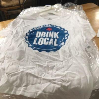 Six Sz L Drink Local T shirts