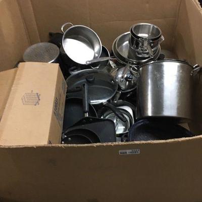 Gaylord Full of Pots and Pans - Bring your Bags a ...