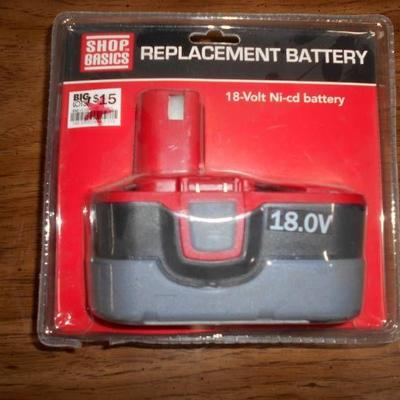 18V Replacement Battery