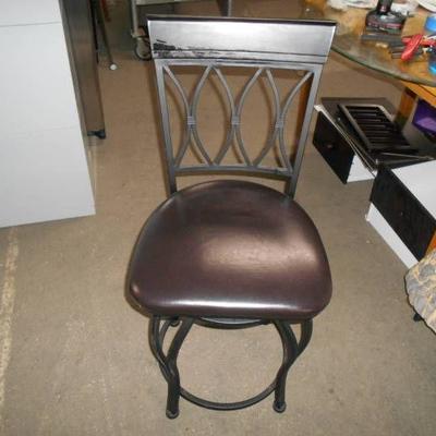 Metal Padded Seat Barstool