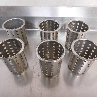 6 Stainless Steel Flatware Caddies