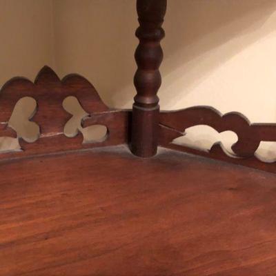 Antique corner 5-tier shelf