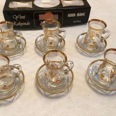 Turkish tea set.