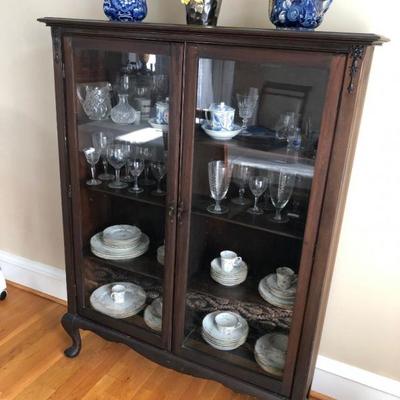 Antique Mayer & Co. china cabinet